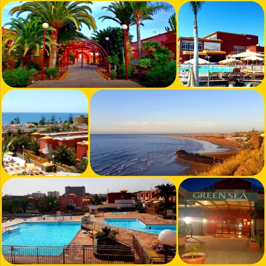 Green Sea Top Bungalow jardin Appartement Maspalomas  Buitenkant foto