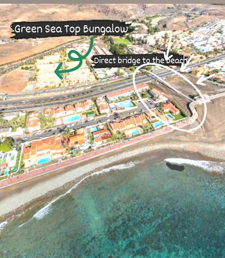 Green Sea Top Bungalow jardin Appartement Maspalomas  Buitenkant foto