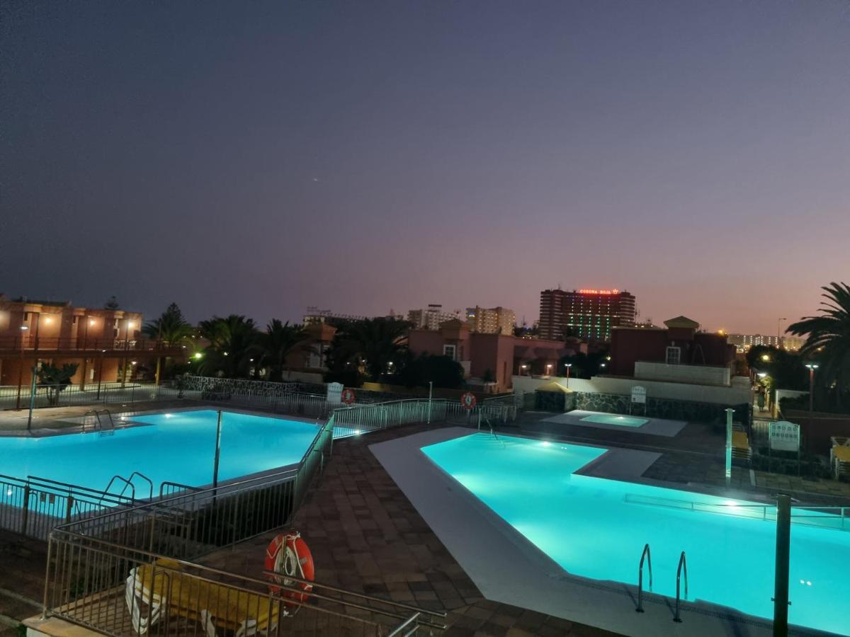 Green Sea Top Bungalow jardin Appartement Maspalomas  Buitenkant foto