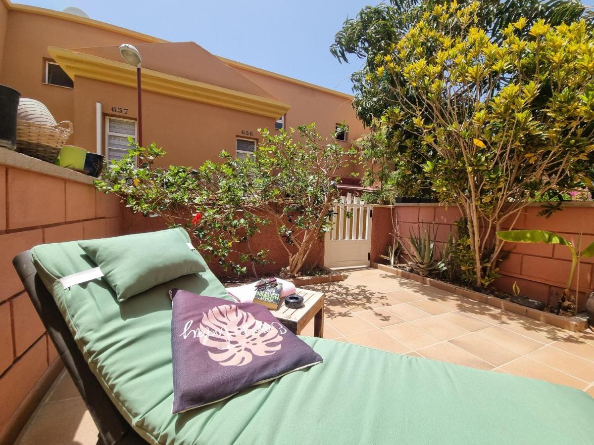 Green Sea Top Bungalow jardin Appartement Maspalomas  Buitenkant foto